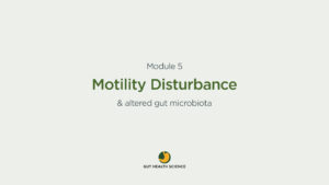 Module 5 – Motility disturbance & altered gut microbiota